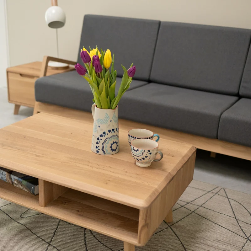 Table basse en bois massif SWEDEN 1 | NordicStory