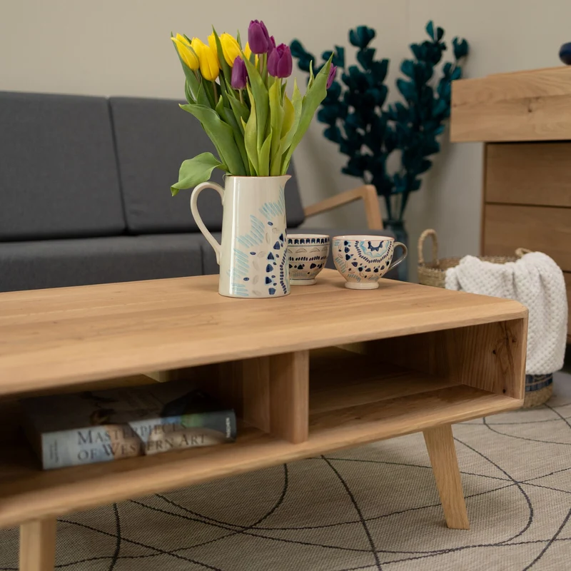 Table basse en bois massif SWEDEN 1 | NordicStory