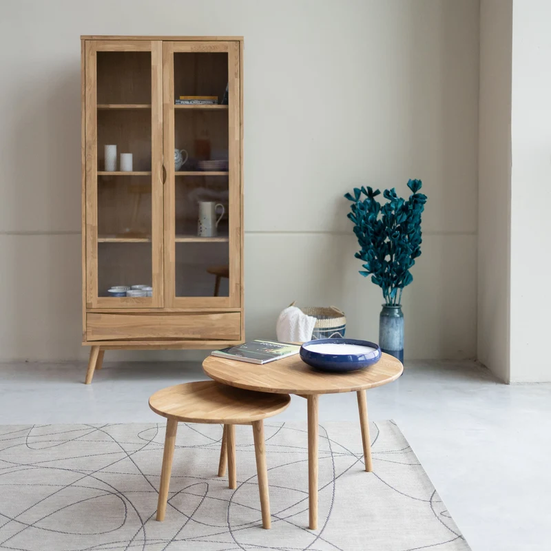 Vitrine en chêne MALMO | NordicStory