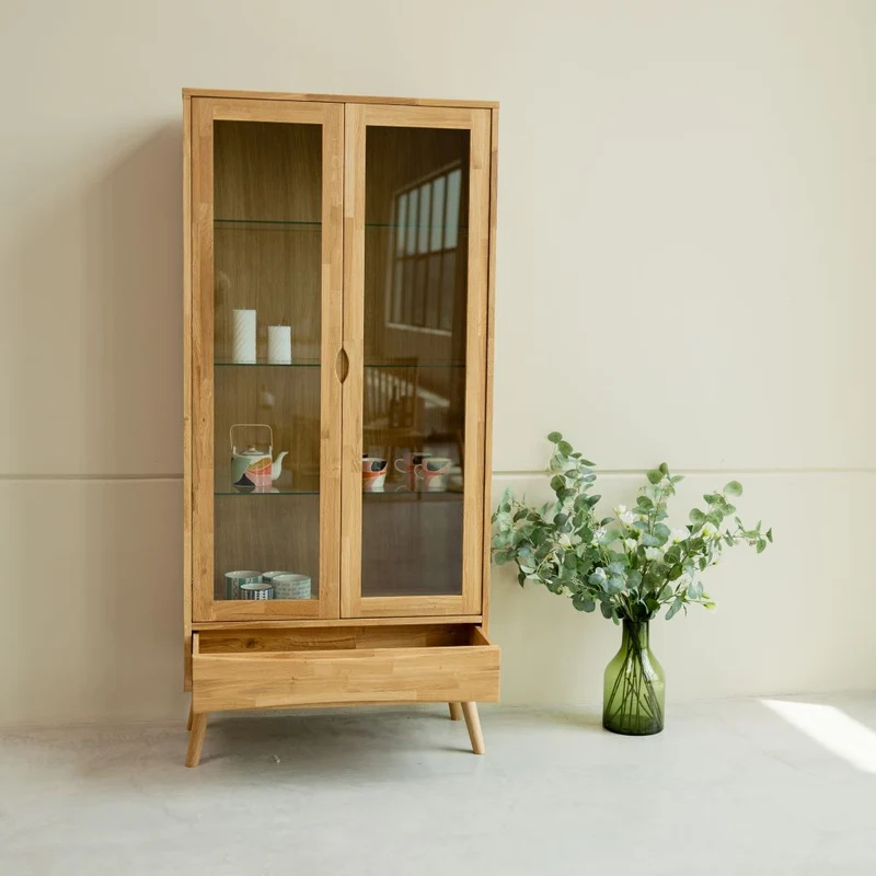 Vitrine en chêne MALMO | NordicStory