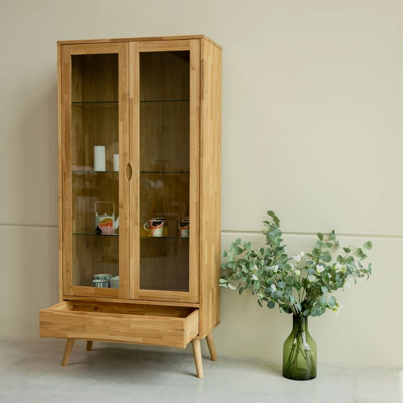 Vitrine en chêne MALMO | NordicStory