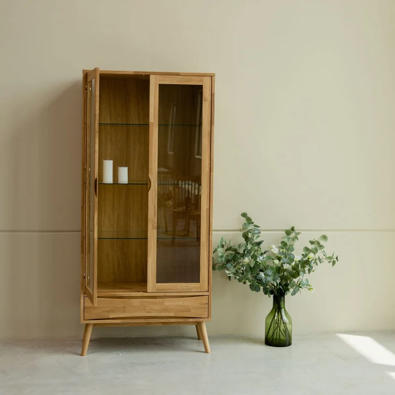 Vitrine en chêne MALMO | NordicStory