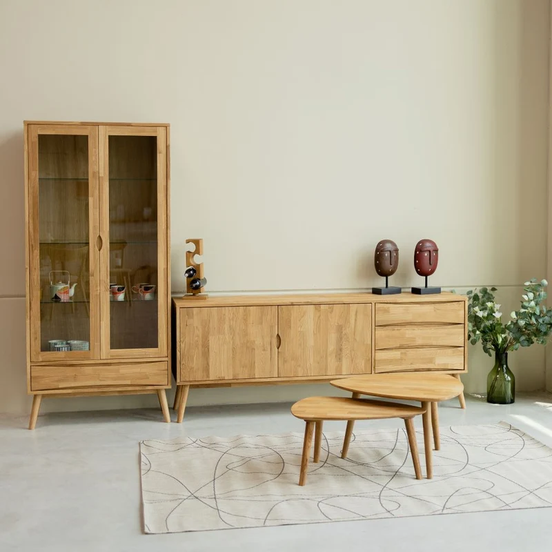 Vitrine en chêne MALMO | NordicStory