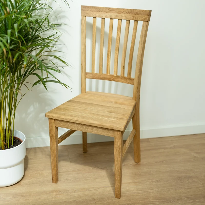 Lot de 2 ou 4 chaises de salle à manger en chêne massif de Provence | NordicStory