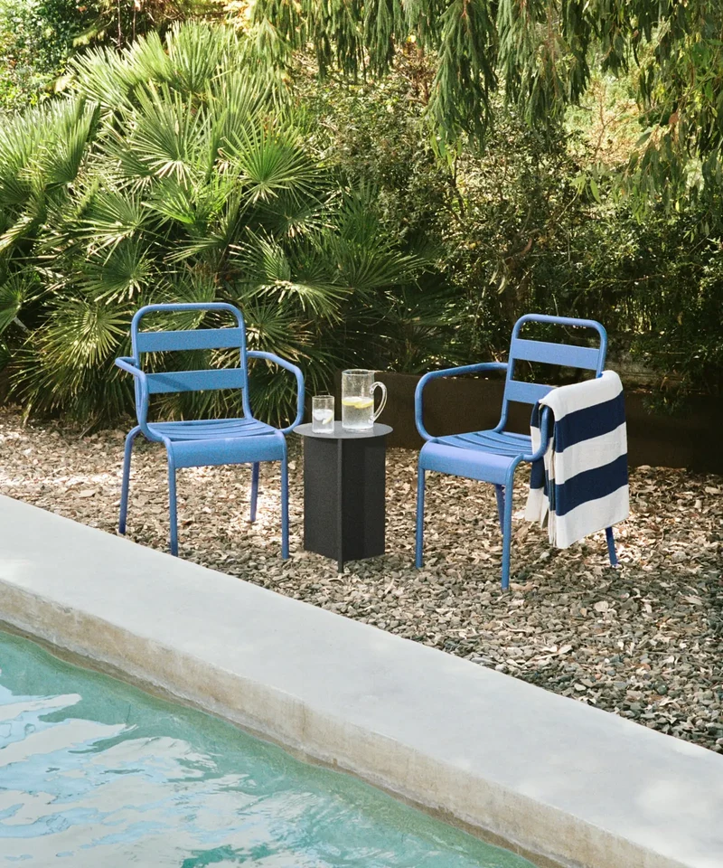 Silla de Metal con Reposabrazos Bora Arms
