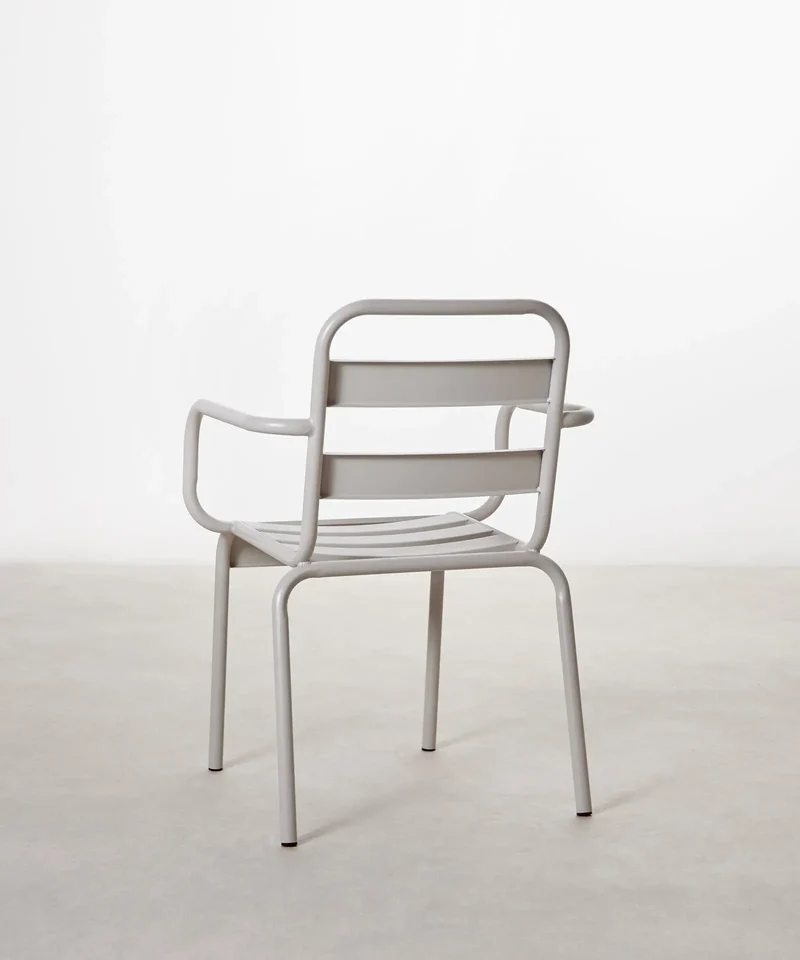 Silla de Metal con Reposabrazos Bora Arms