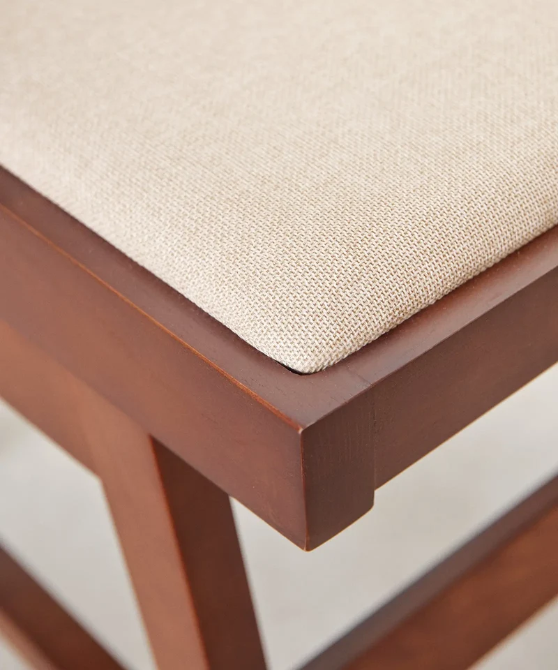 Silla de Comedor en Madera y Tapizada Matilde