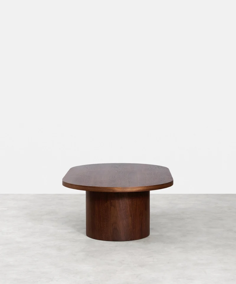 Mesa de Centro Ovalada en Madera Lily (120 cm)
