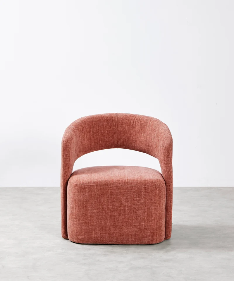 Sillón Tapizado con Reposabrazos Naya