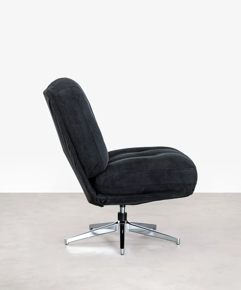 Sillón Giratorio Tapizado Orbit