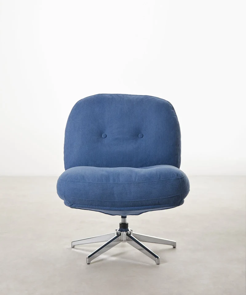 Sillón Giratorio Tapizado Orbit