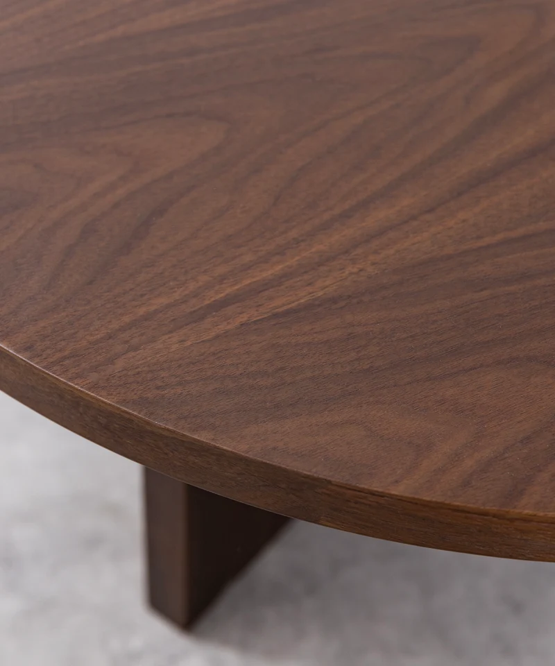 Mesa de Centro Redonda en Madera Takaya (80 cm)