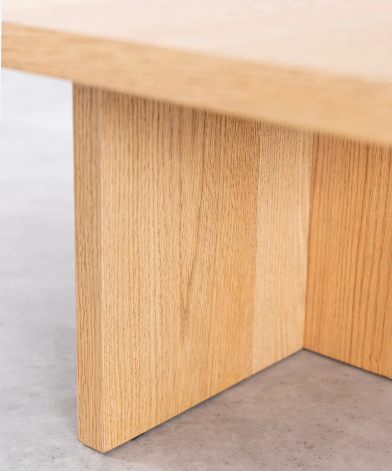 Mesa de Centro Cuadrada en Madera Nara (80x80 cm)