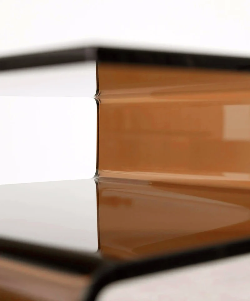 Mesa Auxiliar de Cristal Templado Saura