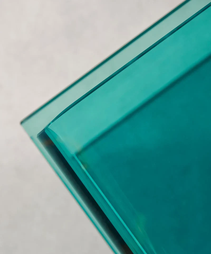 Mesa Auxiliar de Cristal Templado Saura