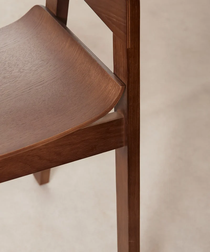 Silla de comedor en Madera con Reposabrazos Bella