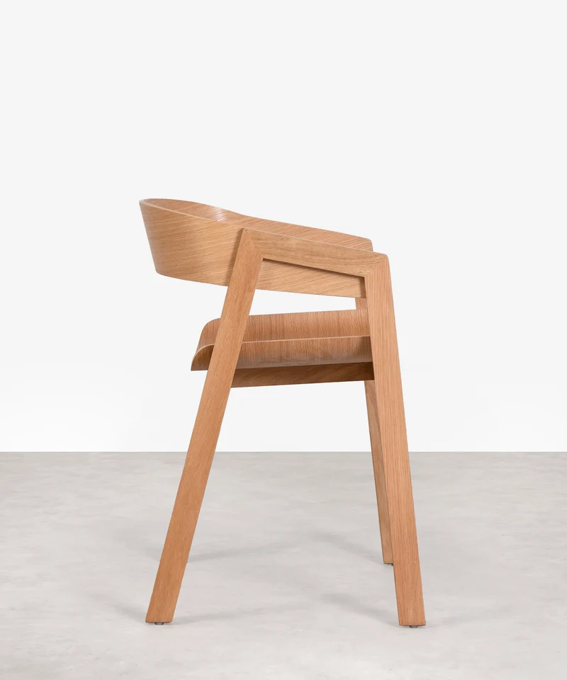 Silla de comedor en Madera con Reposabrazos Bella