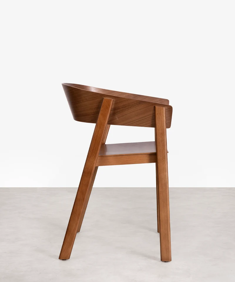 Silla de comedor en Madera con Reposabrazos Isabella