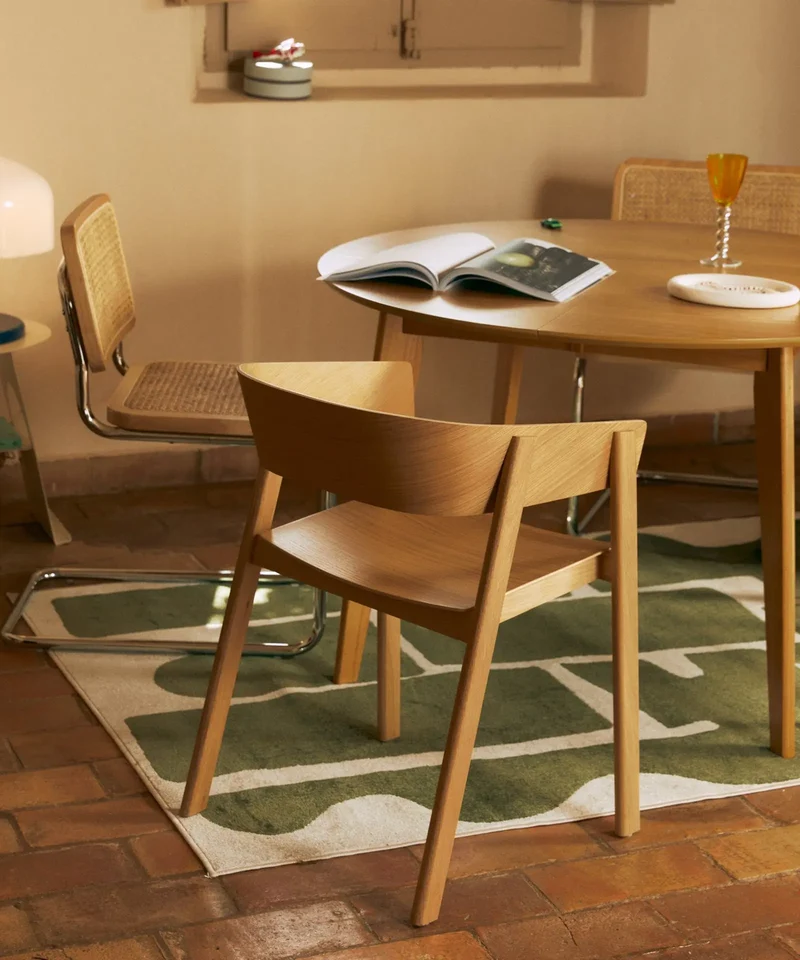 Silla de comedor en Madera con Reposabrazos Isabella