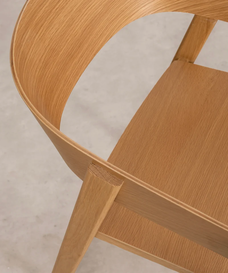 Silla de comedor en Madera con Reposabrazos Isabella