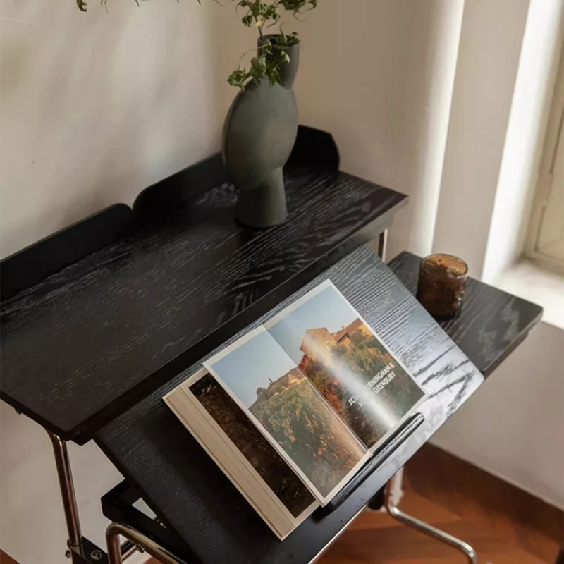 Bureau relevable et réglable avec roulettes universelles