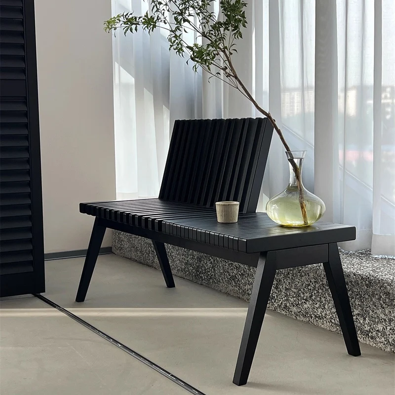 Banc en bois pliable créatif