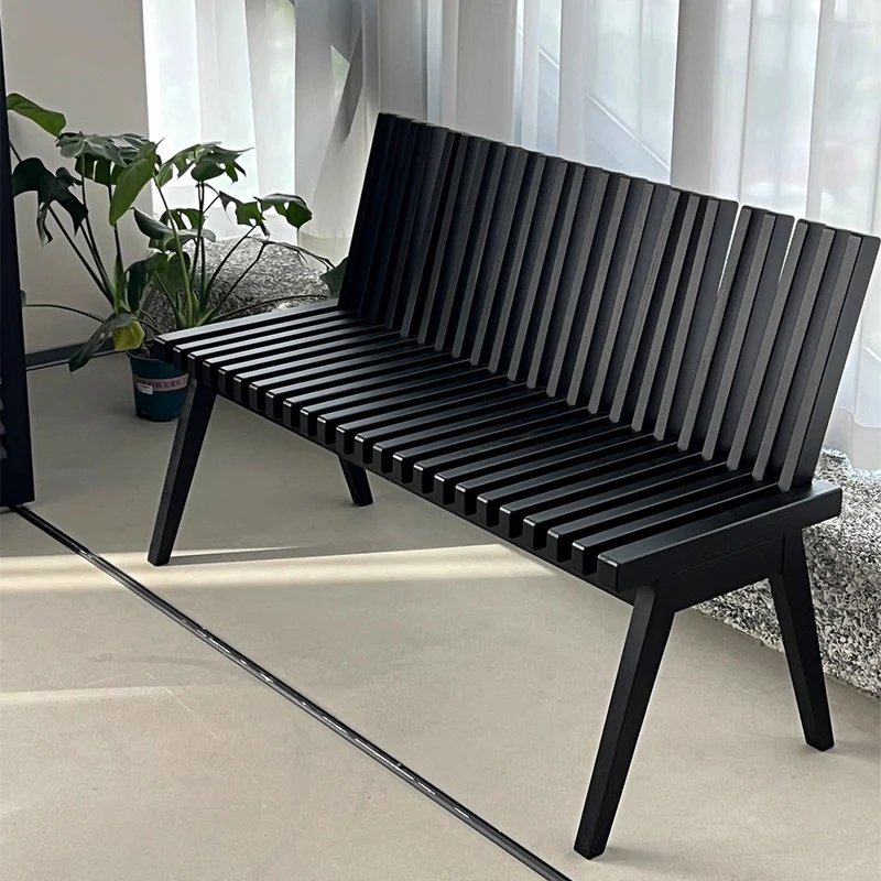 Banc en bois pliable créatif