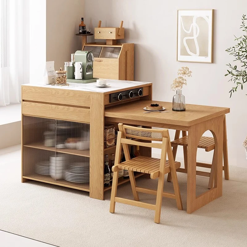 Table d'îlot télescopique et extensible