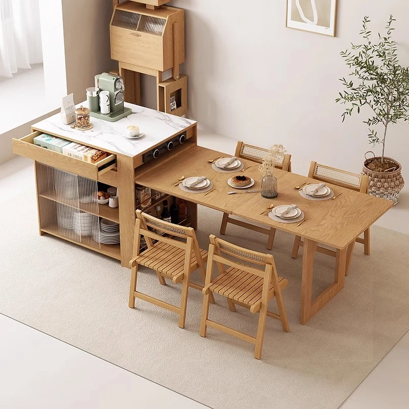 Table d'îlot télescopique et extensible