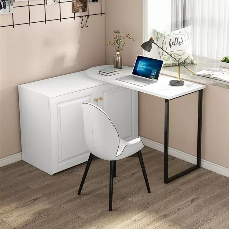 Lit pliant avec ensemble de combinaison de bureau rotatif à 360 degrés