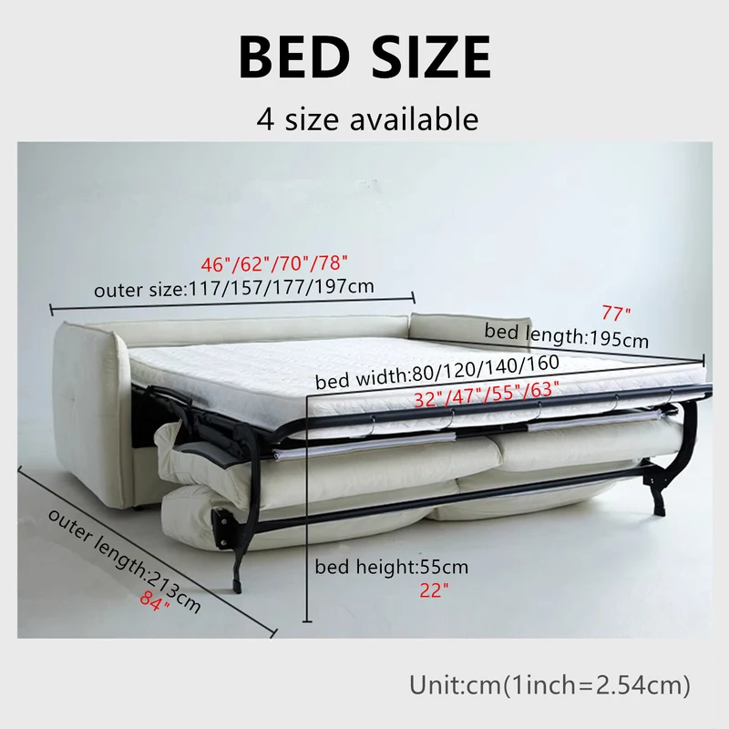 Canapé-lit avec matelas JKS2205-3