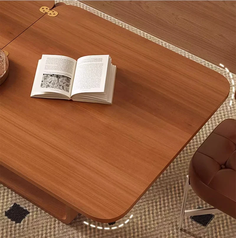 Table de salle à manger extensible en bois massif avec 4 chaises