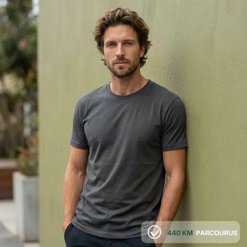 T-shirt Homme Gris chiné | Coton Bio