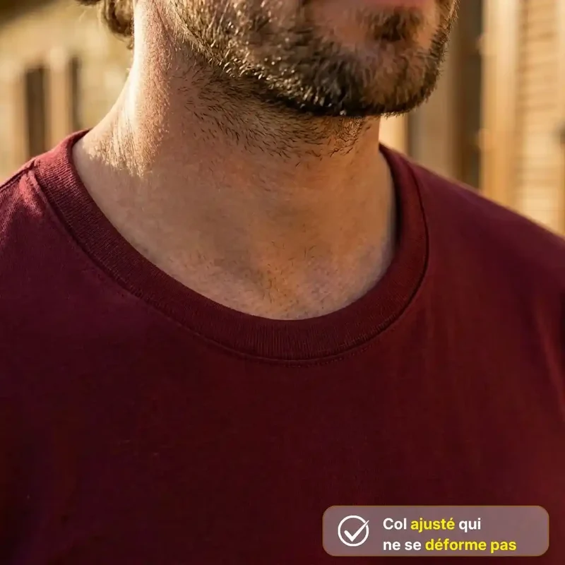 T-shirt Homme Bordeaux | EVEIL