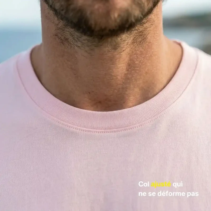 T-shirt Homme Rose clair | SOLEA