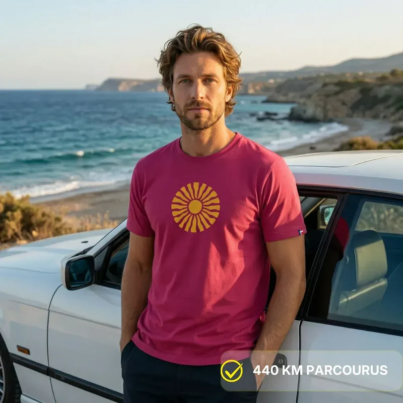 T-shirt Homme Rose Fuchsia | SOLEA