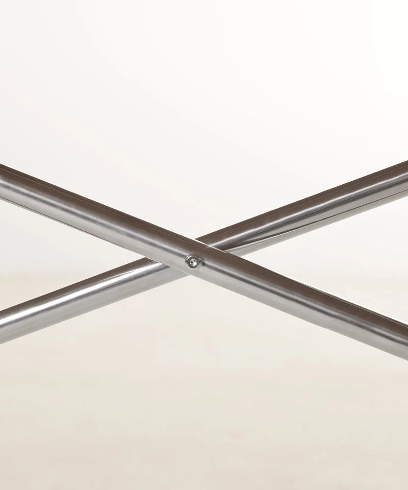 Mesa de Comedor Rectangular en Madera y Metal Minel (160x80cm)