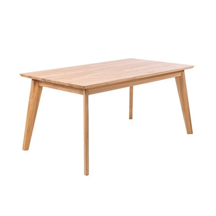 Table de salle à manger extensible en chêne massif avec 2 rallonges KAMBIO 2 - VESKOR