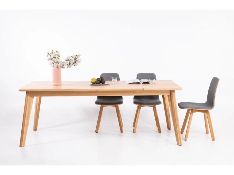Table de salle à manger extensible en chêne massif KAMBIO 1 - VESKOR