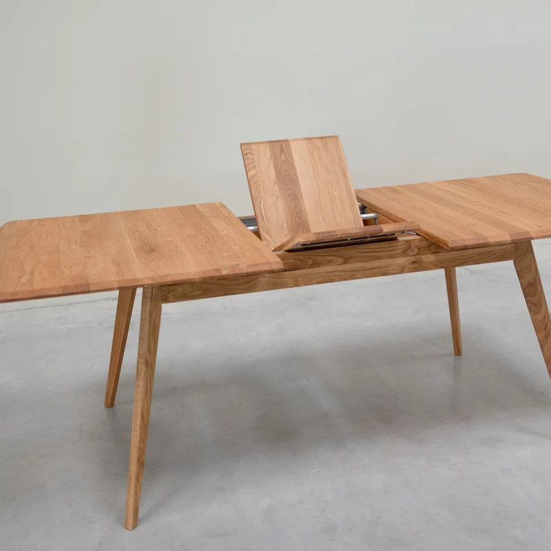 Table à manger extensible en bois massif de chêne Genève - NordicStory