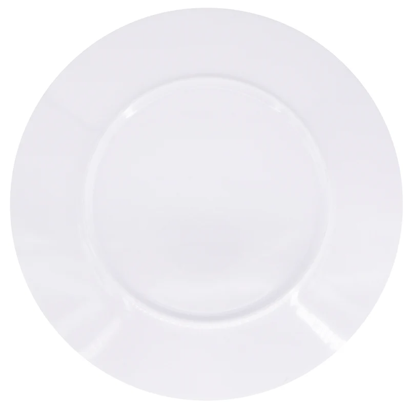 Grande assiette plate en mélamine citron - Ø 28 cm