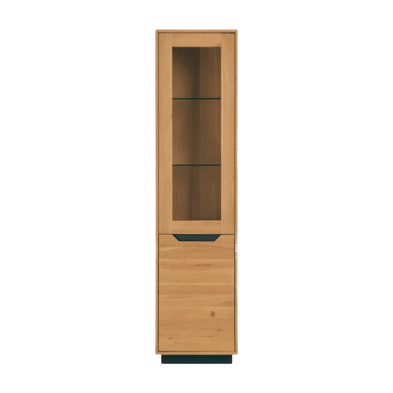 Vitrine en bois massif de chêne Bremen 1 - NordicStory