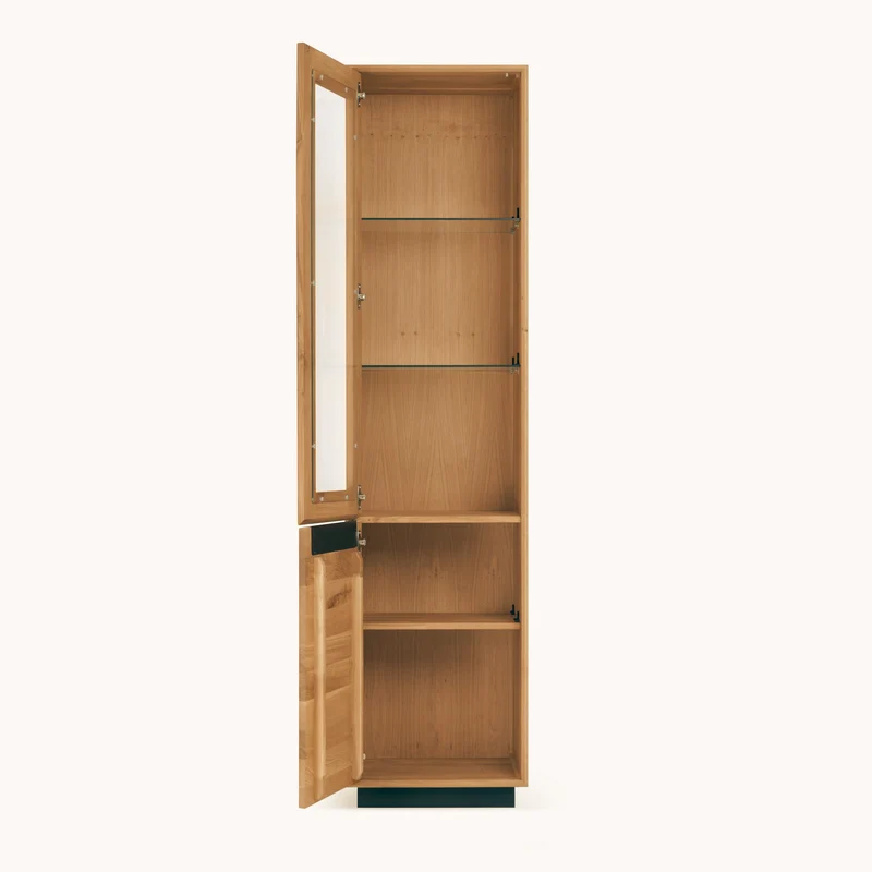 Vitrine en bois massif de chêne Bremen 1 - NordicStory