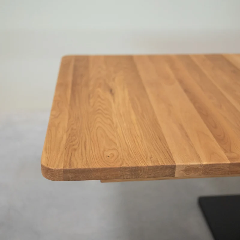Table à manger extensible en bois massif de chêne Bremen - NordicStory
