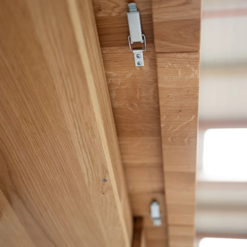 Table à manger extensible en bois massif de chêne Bremen - NordicStory