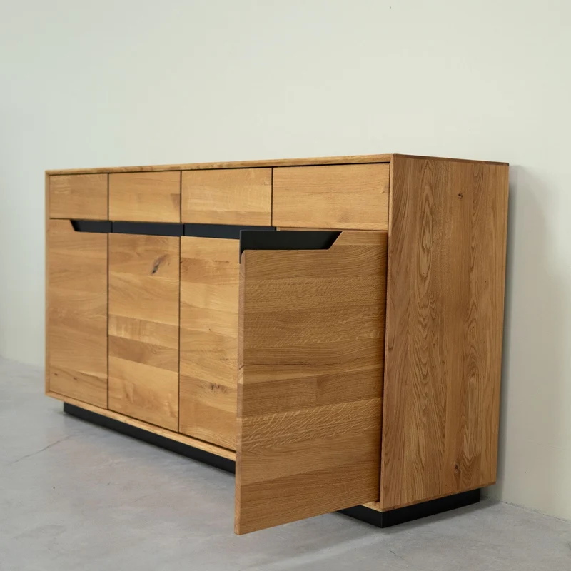 Buffet en bois massif de chêne Bremen - NordicStory