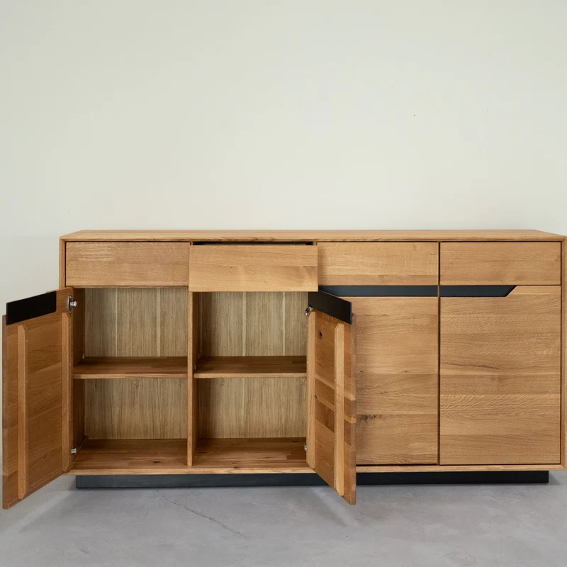 Buffet en bois massif de chêne Bremen - NordicStory
