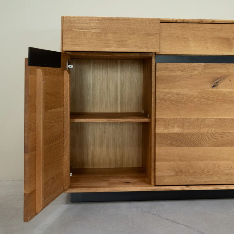 Buffet en bois massif de chêne Bremen - NordicStory