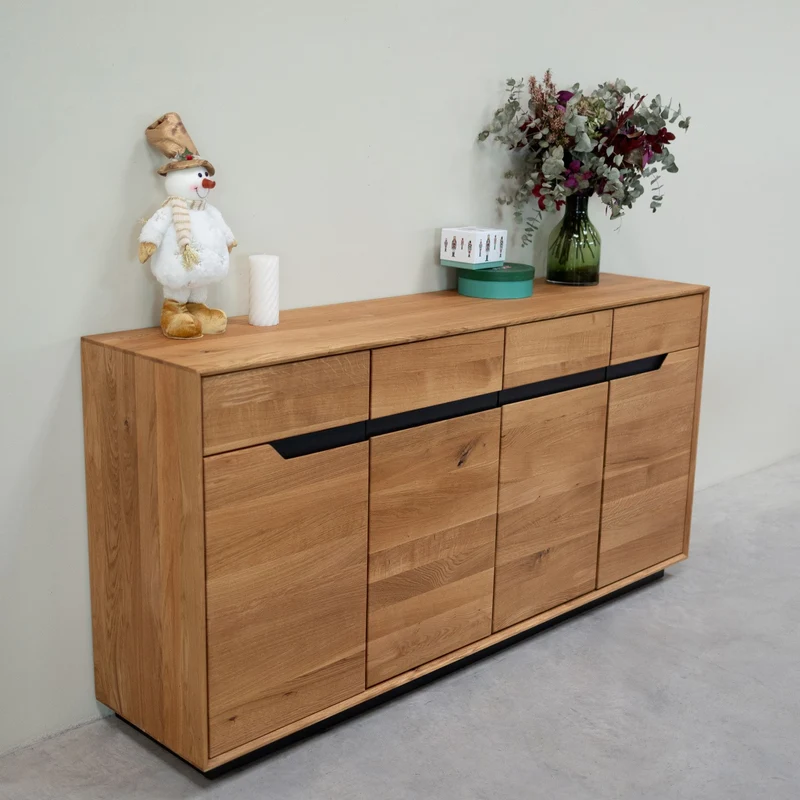 Buffet en bois massif de chêne Bremen - NordicStory