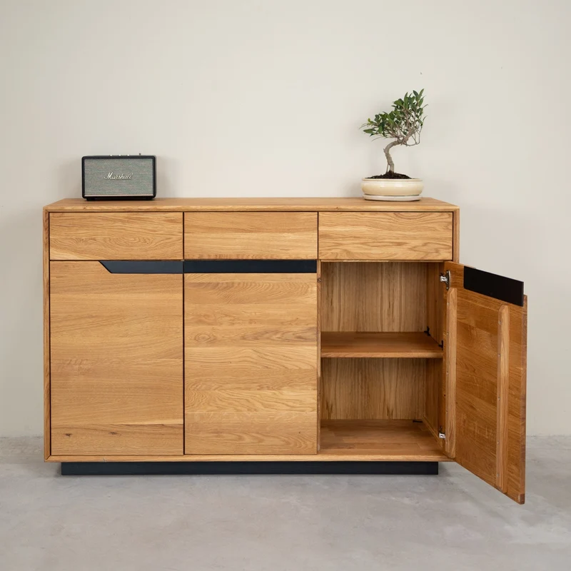 Buffet en bois massif de chêne Bremen 2 - NordicStory